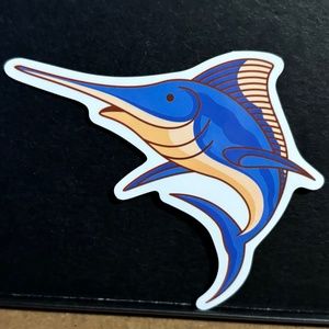 MARLIN OCEAN FISH STICKER